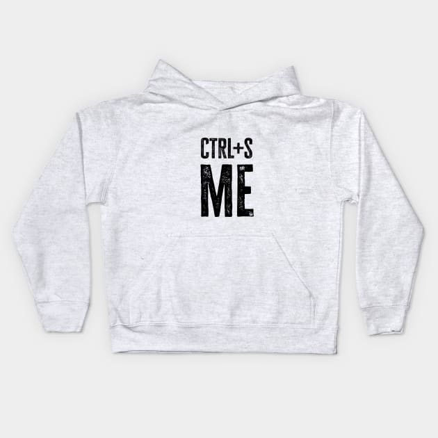 ctrl+s me (light) Kids Hoodie by WickedAngel